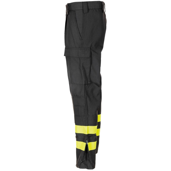 Штани з світло відбивальними стрічками IT Firefighter Pants, Чорні - фото №3