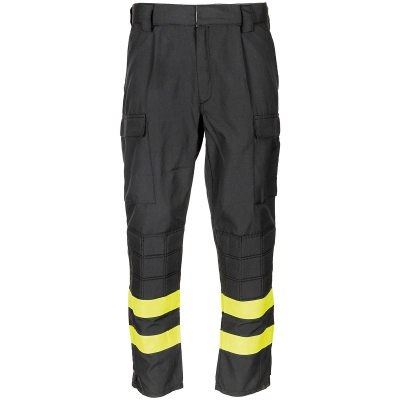 Штани з світло відбивальними стрічками IT Firefighter Pants, Чорні - фото