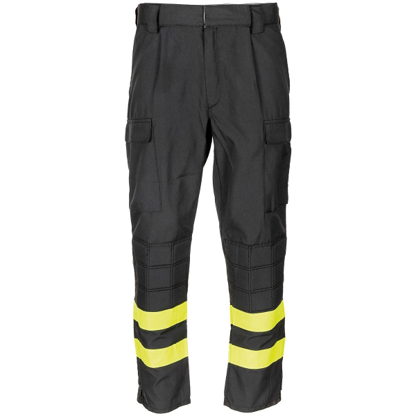 Штани з світло відбивальними стрічками IT Firefighter Pants, Чорні - фото