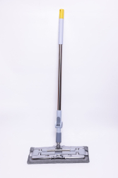 Швабра для підлоги з телескопічною ручкою та насадкою, підходить для плитки, ламінату, лінолеуму, прибирання дому HP-35015-50
