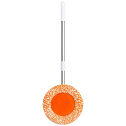 Швабра з телескопічною ручкою та круглою змінною насадкою для прибирання плитки, ламінату та лінолеуму вдома та в офісі HP-35015-36