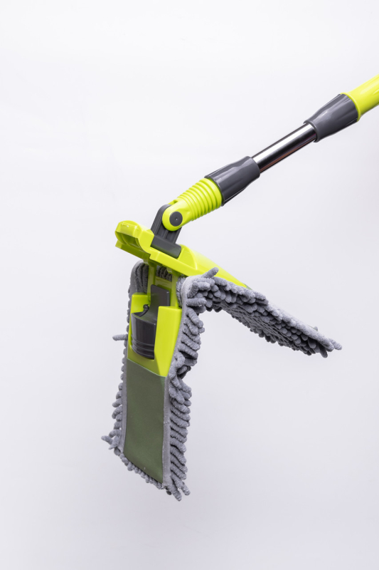 Швабра з телескопічною ручкою та насадкою з мікрофібри для миття підлоги, плитки, ламінату й лінолеуму HP-35015-51 - фото №9