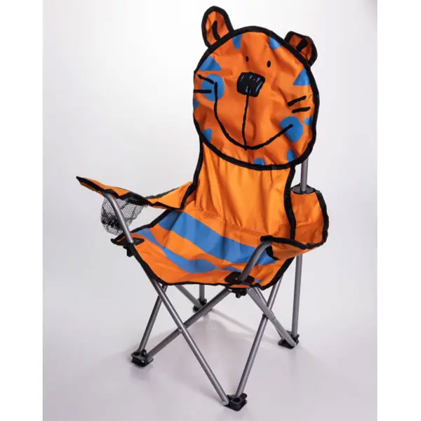 Крісло туристичне для дитини 34х58х65 см з підстаканником Помаранчевий SJ-0065O - фото №9