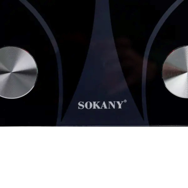Смарт ваги електронні Sokany 26х26 см до 180 кг з Bluetooth Чорний SK-19029B - фото №6