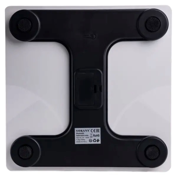 Смарт ваги електронні Sokany 26х26 см до 180 кг з Bluetooth Фіолетовий SK-19029V - фото №7