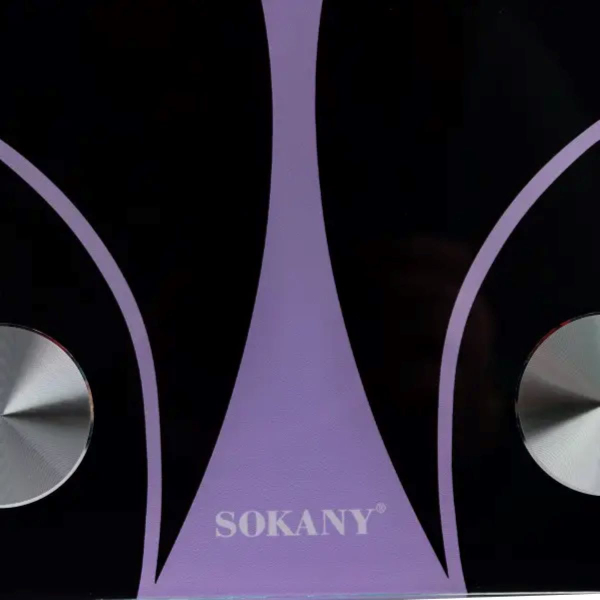 Смарт ваги електронні Sokany 26х26 см до 180 кг з Bluetooth Фіолетовий SK-19029V - фото №5