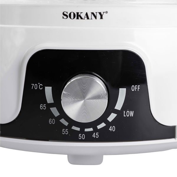 Сушарка для фруктів та овочів електрична 350 Вт 5 лотків Sokany SK-10072 - фото №6