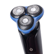 Електробритва 5 Вт 800 mAh бритва електрична бездротова з 3 голівками для гоління Синя Sokany SK-16038BL - фото №6