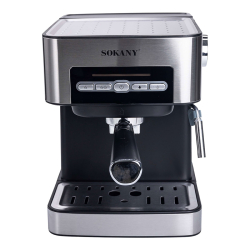 Кавоварка з трубкою для молока 1,6 л кавомашина для дому 850 Вт Sokany SK-6862