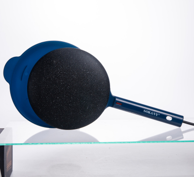 Сковорода млинниця електрична Ø20 (см) з антипригарним покриттям 600 Вт Синій SK-07057 - фото