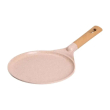 Мармурова алюмінієва сковорода для млинців з антипригарним покриттям Ø 24 см, товсте дно MGC бежевий HP-4-428CR - фото №1