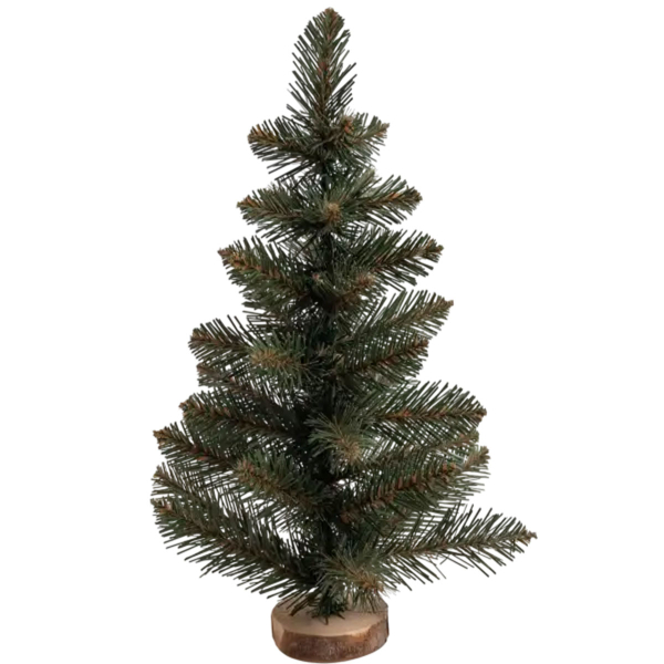 Штучна новорічна настільна міні ялинка «Полонинська» зелена 45 см SOK-M-03-2 - фото №5