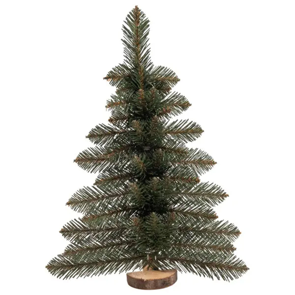 Штучна ялинка настінна Полонина 60 см на дерев'яній підставці SOK-M-V-1 - фото №6