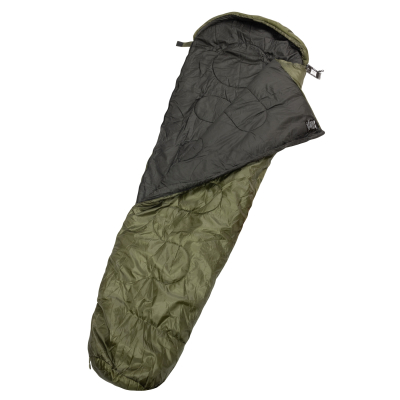 Спальний мішок двошаровий MIL-TEC Mummy Sleeping 2-Layer -10°C Olive - фото