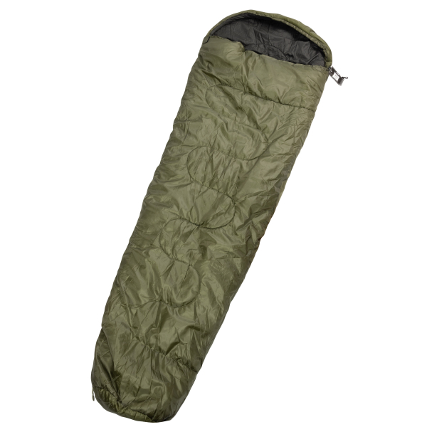 Спальний мішок двошаровий MIL-TEC Mummy Sleeping 2-Layer -10°C Olive - фото №2