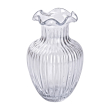 Скляна ваза, декоративна, 21,5 см HP-1700 - фото №1
