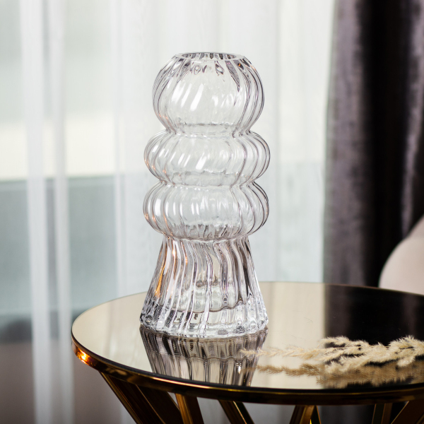Скляна ваза 24,5 см HP-1727 - фото №3