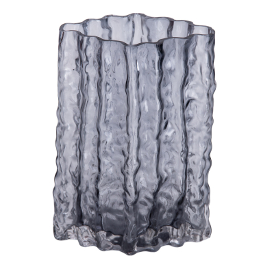 Скляна ваза прямокутна 14,5 x 11 x 21 см HP-1729 - фото