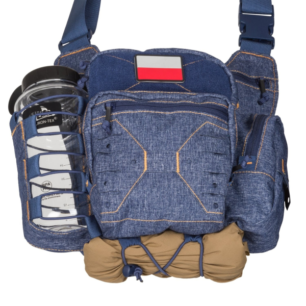Сумка Helikon EDC Side Bag 11 л Blue Melange - фото №4