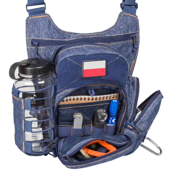Сумка Helikon EDC Side Bag 11 л Blue Melange - фото №2