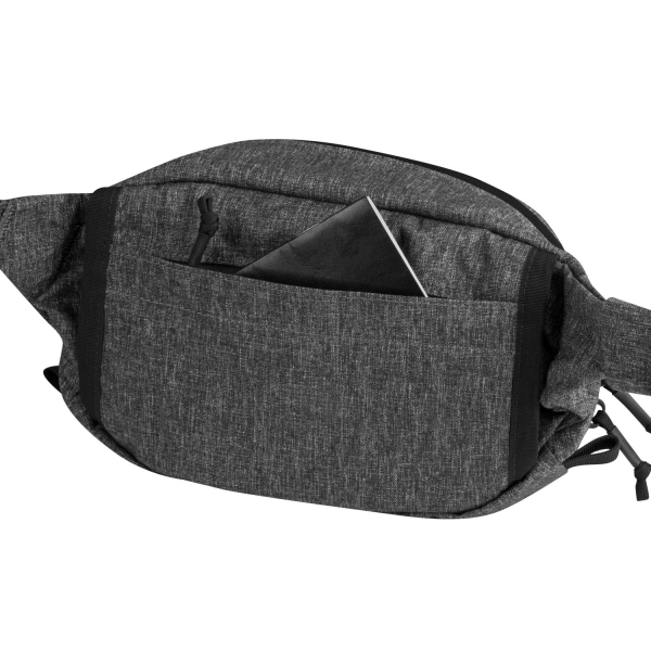 Сумка на пояс POSSUM WAIST PACK Nylon Black-Grey - фото №5