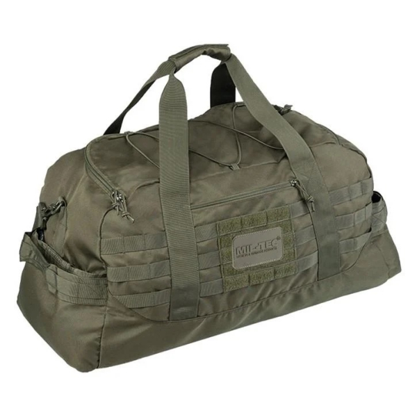Сумка Парашютна Mil-Tec US COMBAT PARACHUTE CARGO BAG SMALL 25л Олива - фото
