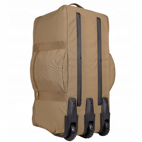 Сумка-рюкзак армійська MIL-TEC Combat Duffle Bag 118L Coyote з колесами - фото №7
