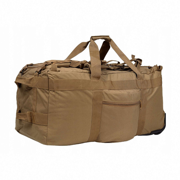 Сумка-рюкзак армійська MIL-TEC Combat Duffle Bag 118L Coyote з колесами - фото №10