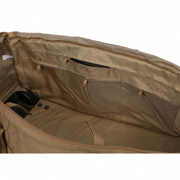 Сумка-рюкзак армійська MIL-TEC Combat Duffle Bag 118L Coyote з колесами - фото №14