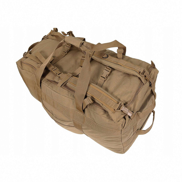 Сумка-рюкзак армійська MIL-TEC Combat Duffle Bag 118L Coyote з колесами - фото №9