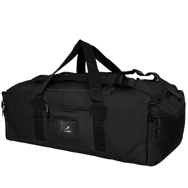 Сумка-рюкзак армійський Combat Duffle Bag 84L Black - фото №12