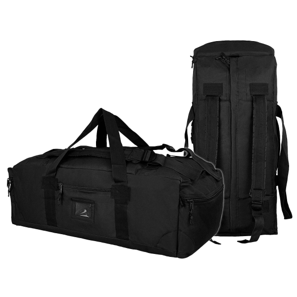 Сумка-рюкзак армійський Combat Duffle Bag 84L Black - фото №10