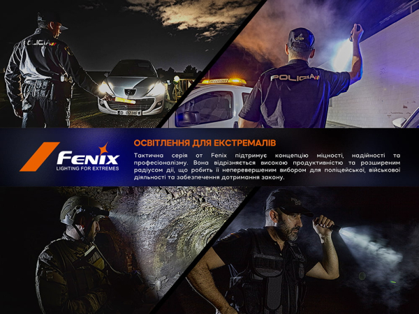 Fenix T6 тактична ручка з ліхтариком чорна - фото №16