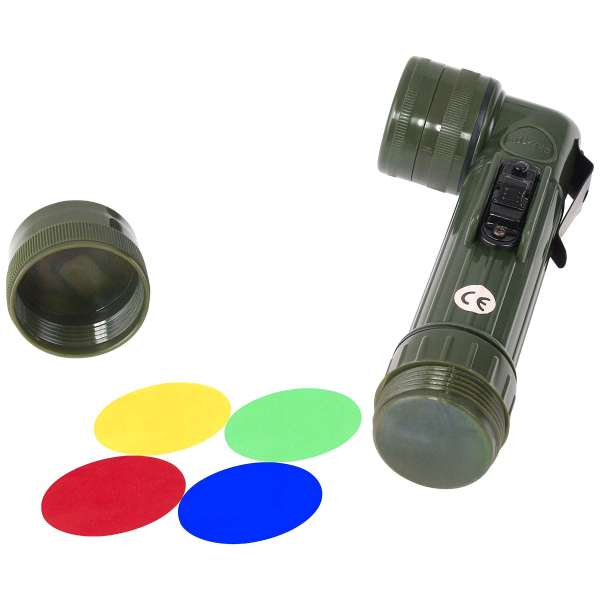 Кутовий ліхтарик Mil-Tec US Anglehead Medium 2C Olive - фото №8