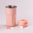 Термокружка з нержавіючої сталі 450 мл Рожевий HP153P - фото №3