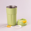 Термокружка з нержавіючої сталі 450 мл Зелений HP153GR - фото №3
