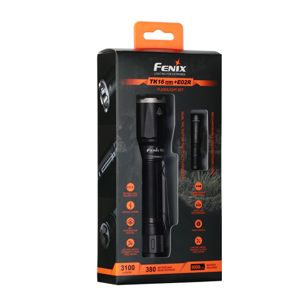 Ліхтар ручний Fenix TK16 V2.0 + подарунок Ліхтар ручний Fenix E02R - фото №14