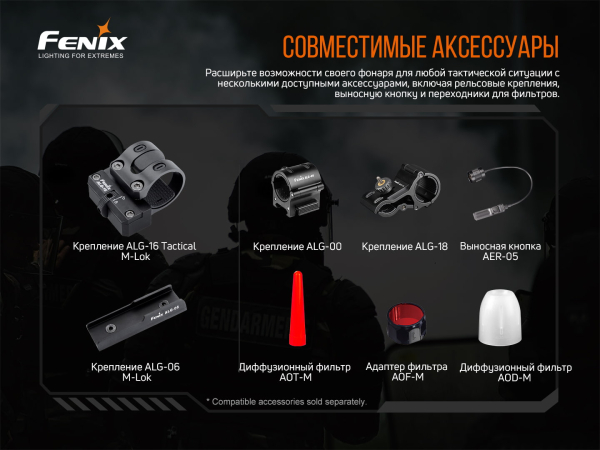 Ліхтар ручний Fenix TK20R V2.0 - фото №15