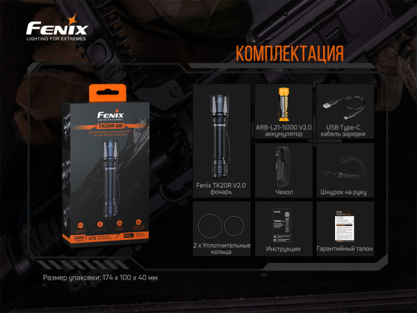 Ліхтар ручний Fenix TK20R V2.0 - фото №17