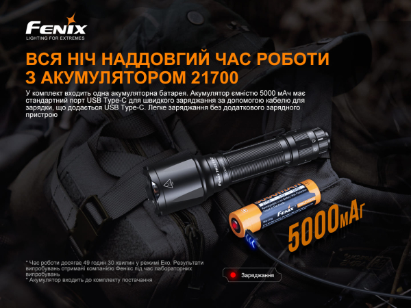 Ліхтар ручний Fenix TK22TAC - фото №11