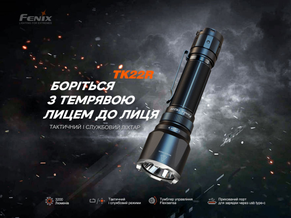 Ліхтар ручний Fenix TK22R - фото №6