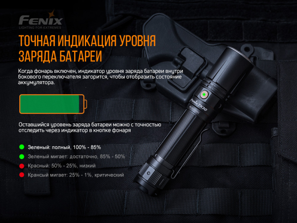 Ліхтар ручний лазерний Fenix TK30 Laser - фото №11