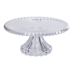 Тортівниця на ніжці 25 см скляна HP-19-138