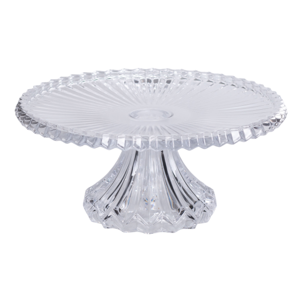 Тортівниця на ніжці 25 см скляна HP-19-138 - фото