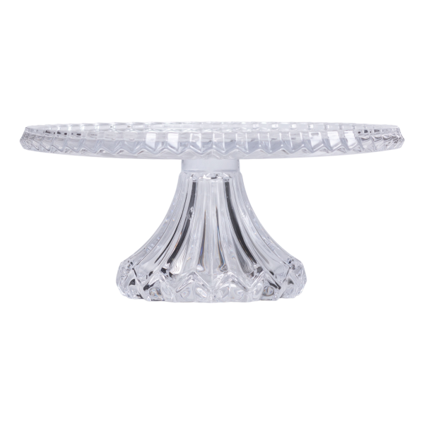 Тортівниця на ніжці 25 см скляна HP-19-138 - фото №2