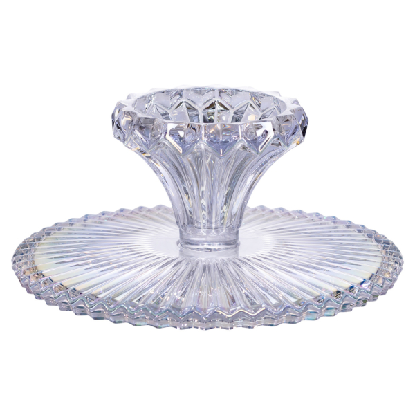 Тортівниця на ніжці Ø26 см скляна кругла HP-19-148 - фото №3