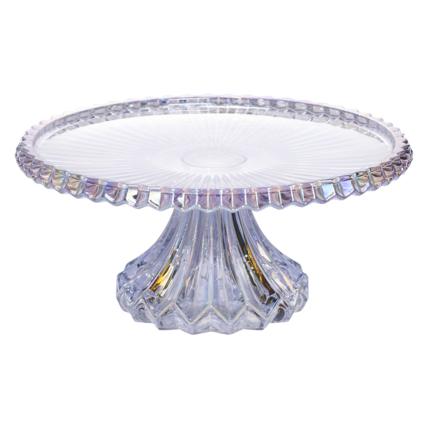 Тортівниця на ніжці Ø26 см скляна кругла HP-19-148 - фото №4