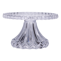 Тортівниця на ніжці Ø26 см скляна підставка для торта, капкейків, тістечок HP-19-138S