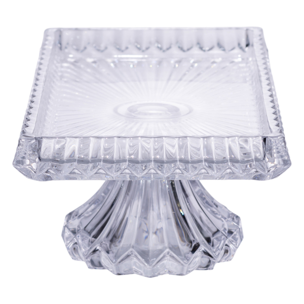 Тортівниця прямокутна на ніжці 33×17×13.5 (см) скляна HP-19-146C - фото №4