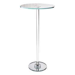 Тортівниця скляна на високій ніжці 30×60 см кругла підставка для торта, капкейків HP-4-88M